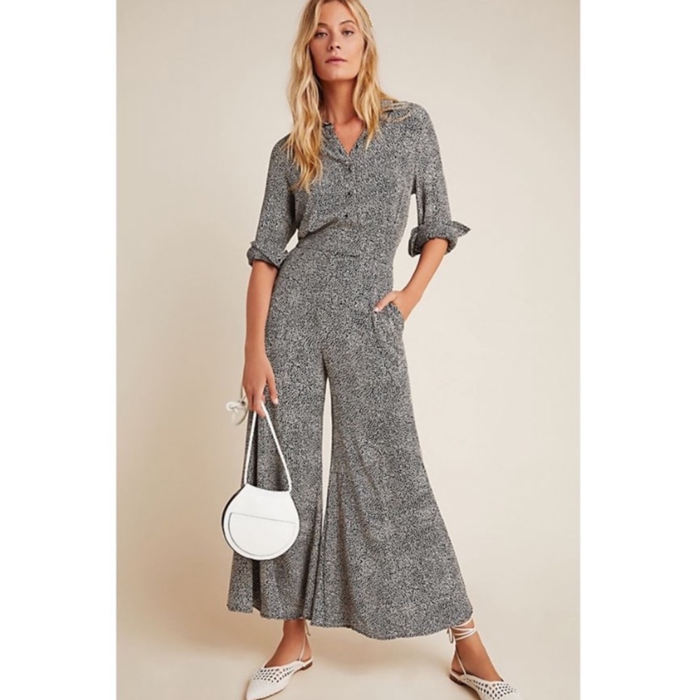 NWT Anthropologie Loveland wide leg jumpsuit